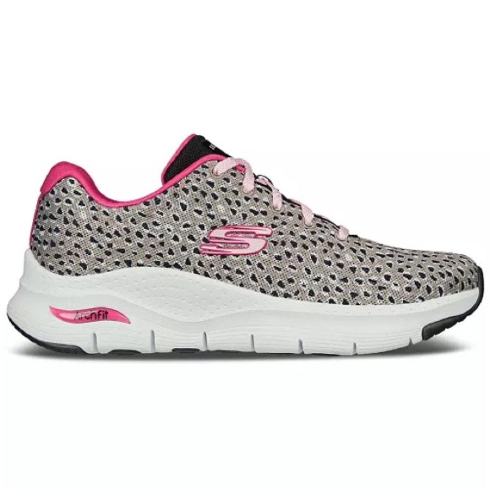 SKECHERS DVF PINK SPRINTING SPOTS CASUAL SNEAKERS - Picture 3 of 7
